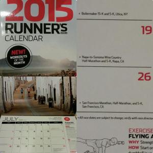 2015 Runner's Calendar